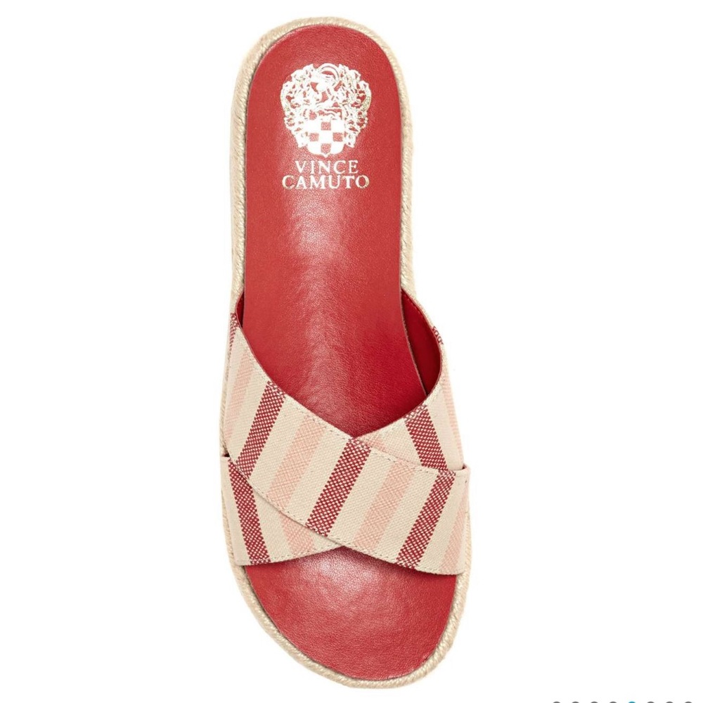 NIB Vince Camuto Carran Platform Red Sandal 8M